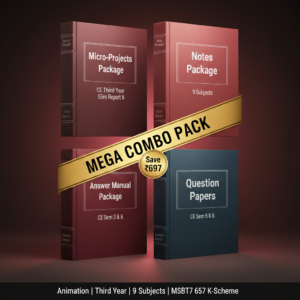 MSBTE AN Combo Package 3rd Year (Sem 5-6)