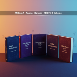 MSBTE AN Answer Manual Package 1st Year (Sem 1-2)