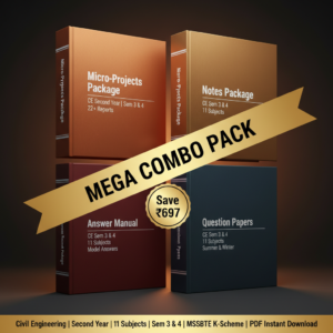 MSBTE CE Combo Package 2nd Year (Sem 3-4)