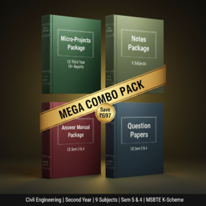 MSBTE CE Combo Package 3rd Year (Sem 5-6)