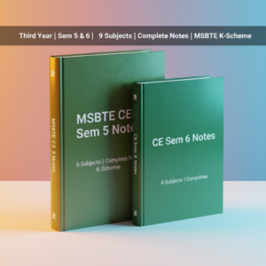 MSBTE CO Combo Package 3rd Year (Sem 5-6)