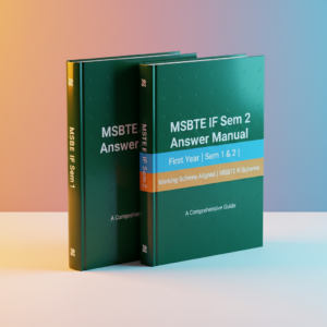 MSBTE IF Answer Manual Package 2nd Year (Sem 3-4)